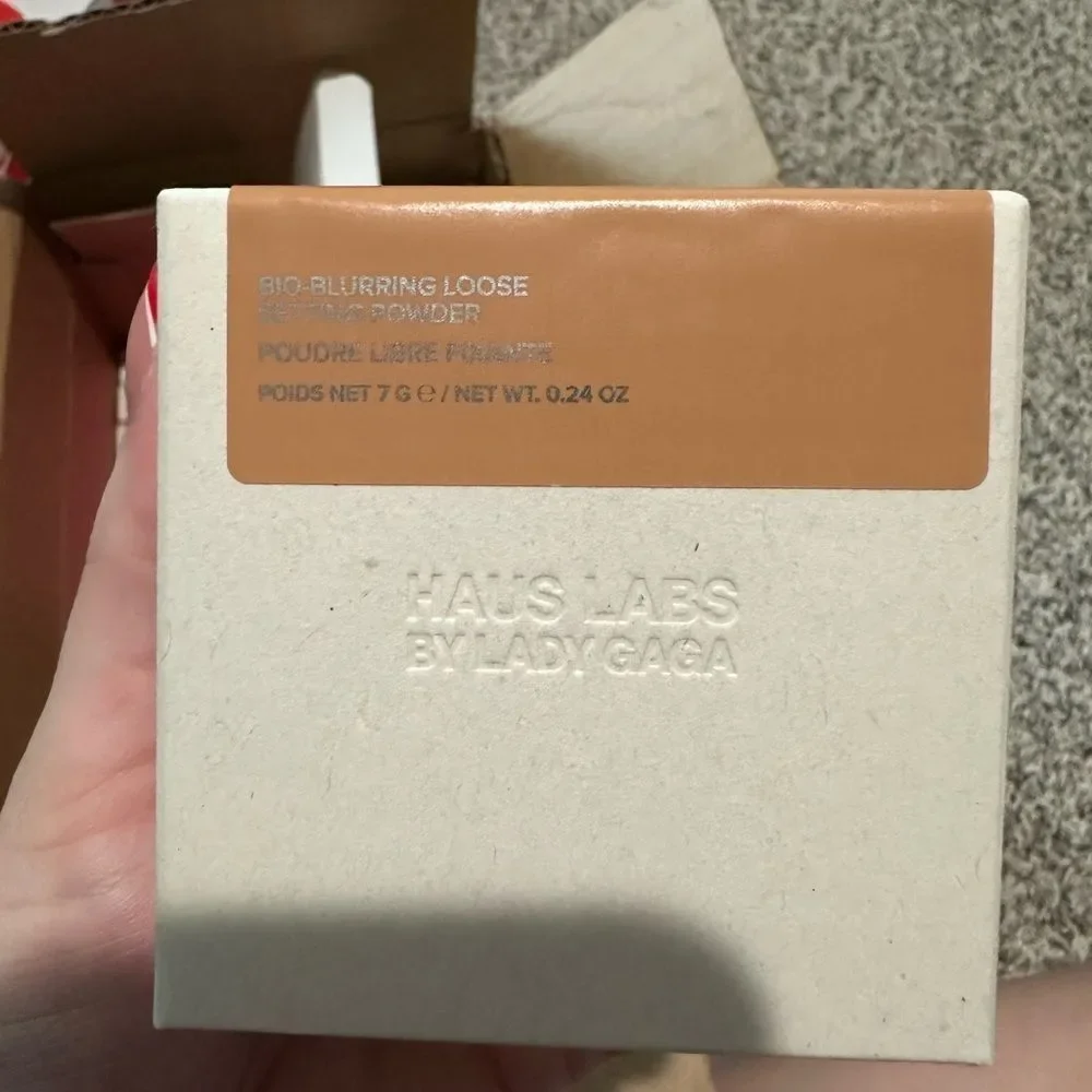 Haus Labs NIB Bio-Blurring Loose Setting Powder in Deep Honey